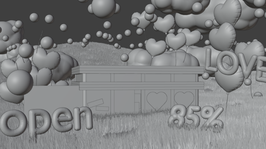 テクスチャ抜きのモデルの画像